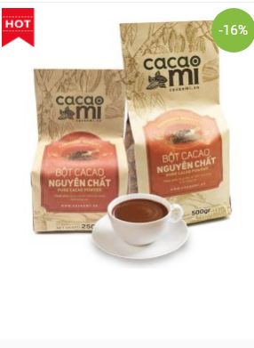 Bột cacao nguyên chất - Cacao Nguyên Chất CaCaoMi - Công Ty TNHH SX TM XNK CASA